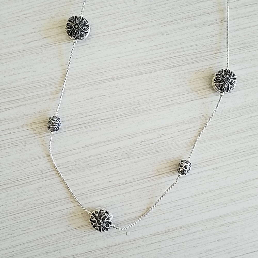 Last call! Marcasite necklace and earrings